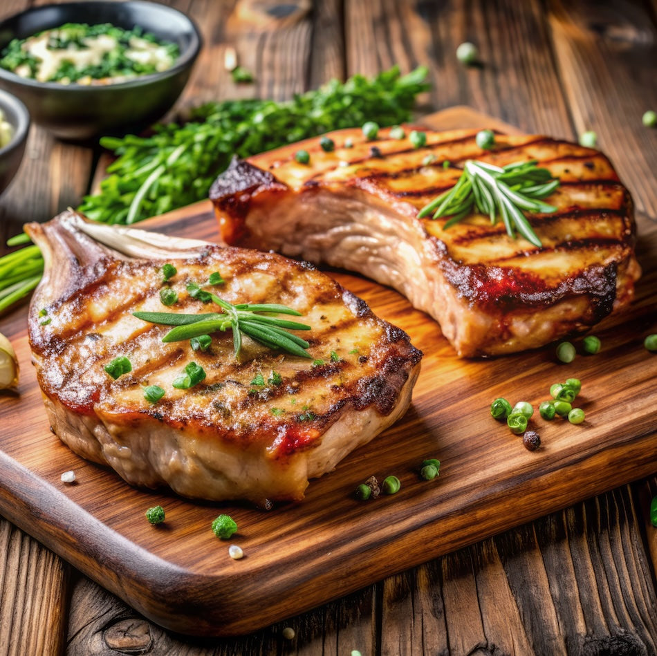 Kotlety ze schabu z kością