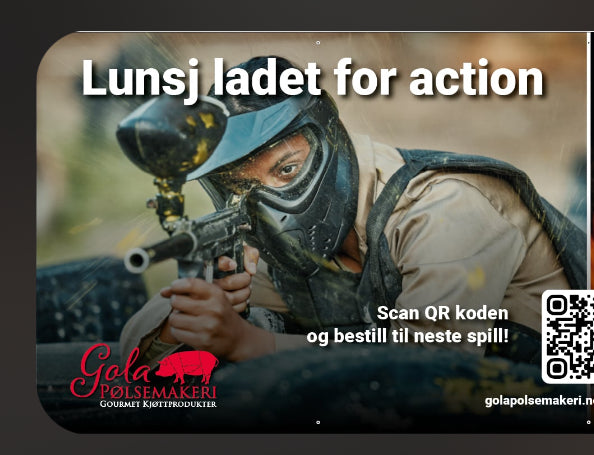 Lunsj laget for action