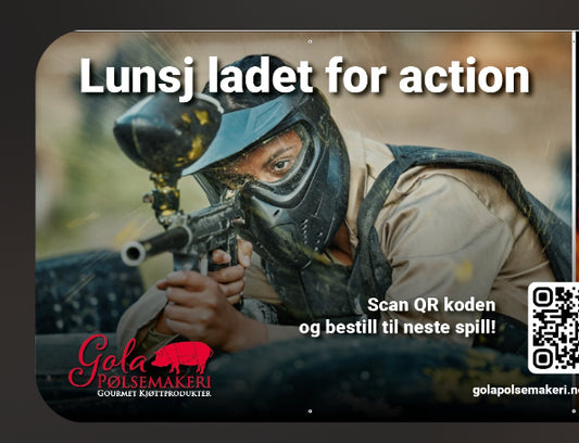 Lunsj laget for action