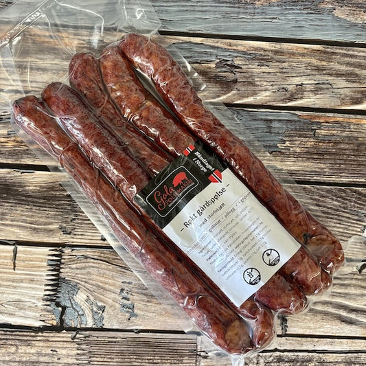 Røkt gårdspølse - kiełbasa wiejska